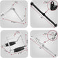 Yes4All Tricep Press Down Cable Machine Attachment Set, LAT Pulldown Attachment, Cable Machine Accessories for Home Gym
