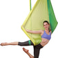 DASKING Aerial Silks Starter Kit - Durable 11Yards of Aerial Yoga Hammock with Hardware, Aerial Swing for Acrobatic Flying Yoga & All Levels (Aerial Rigging Point Up to 14ft)