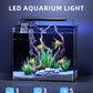 3 Gallon Fish Tank Aquarium Kit with Filter, LED Light with Timer, Siphon Vacuum Cleaner, Lid, Self-Cleaning Glass Rimless Betta Tank