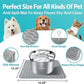 1.5 Gal Dog Water Bowl No Spill, 5.6L Stainless Steel Bowls and Non-Slip Dog Bowl Mats for Food and Water, Silicone Pet Feeding Mats for Floors Waterproof