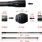 SAS Carbon X Pro Bow Stabilizer Main Bar for Compound Bows with Dampener and Weights Ultra Lightweight 27in 30in