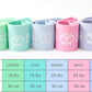 XNM Creations Yogi Bands - Loop Resistance Bands for Working Out, Fitness and Yoga Exercise – Set of 5 Pastel Exercise Bands