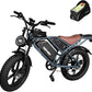 DEEPOWER Electric Bike for Adults,1500W/3500W Peak Motor 30MPH 35-180 Miles Electric Dirt Bike,Dual Suspension Ebikes for Adults, 20" Fat Tire E Bike with 624-2880Wh Battery,UL 2849 Tested