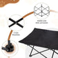 KingCamp Elevated Dog Bed for Large Dogs, Outdoor Raised Cooling Pet Cot Bed with Washable Breathable Mesh & No-Slip Feet Perfect for Camping, Backyard, Indoor Use (L, Black)