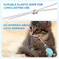 Cat Toy, Upgraded Smart Interactive Cat Toys with Remote Control, USB Rechargeable Door Hanging Retractable Kitten Toy for Self Play, Teaser Electronic Feather Cat String with 3 Plush Mice
