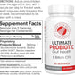 Silver Fern Brand Family Probiotics - Ultimate Adult Probiotic (1 Bottle = 60 Capsules) Plus Ultimate Children's Probiotic for Kids (1 Bottle = 30 Chewables) - Gut Health & Microbiome Support
