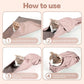 Paw Legend 35.4" Cat Wrap for Grooming Cat Wrap for Cutting Nails Cat Restraint for Nail Clipping Self Adhesive Blanket Restraint Cloth for Cats Within 22lbs