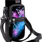 icolor Water Bottle Carrier Bag with Strap 25/32/40 oz Crossbody Bottle Holder with Phone Pocket Sling Sleeve Insulated Neoprene Water Bottle Pouch for Walking Travelling