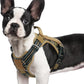 rabbitgoo Dog Harness Small Sized No Pull, Tactical Service Pet Vest with Molle and Control Handle, Adjustable and Reflective Military Harness for Easy Walking and Training, Desert camo, S