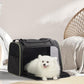 PETSFIT Large Cat Carrier, Dog Carrier up to 25Lbs, Pet Privacy Protection Travel Pet Carrier for Medium and Large Cats, Small Dogs, Puppies (Large, Black)