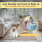 Cat toys for indoor cats Laser pointer, Interactive cat toy for bored Indoor adult Cats, Automatic cat toys laser pointer,Random Trajectory and Tumbler Base, USB rechargeable, laser for cats