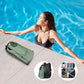Gintenco Swim Fins, Kids Swim Training Fins for Lap Swimming, Travel Size Flippers with Mesh Bag, Silicone Swimming Fins for Kids Teens Adults Women Men