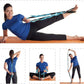 BOB AND BRAD 12 Loop Yoga Stretch Strap - Non-elastic for Stretching, Physical Therapy, Pilates, Dance, Gymnastics, and Athletic Trainers With Carry Bag