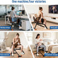 Hip Abductor Machine for Home Gym | Compact Glute Trainer & Thigh Workout Equipment with 3-Level Resistance,Silent Design | Leg Abductor Machine & Booty Builder for Women/Men