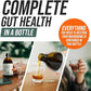 Flora Biome - Live Probiotic, Prebiotic, & Postbiotic – Organic Live-Culture – 10 Probiotic Strains, 18 Fermented Herbs - Complete Gut Health & Microbiome Optimizer (16 oz)
