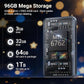 96GB MP3 Player with Bluetooth and WiFi, MECHEN Android 13 OS MP3 & MP4 Players with 4" Touchscreen and Speaker,Music Players with Spotify,Pandora, Audible, Amazon Music, Play Store
