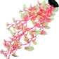 16 Inch Aquarium Fish Tank Plant Betta Fish Tank Decor,2 Pack Silk Aquarium Plants for Aquarium Decoration (White-Pink)