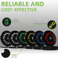 Olympic Bumper Plates Set, 2" Weight Plates for Strength Training & Weightlifting, Paris or Set or Set with Barbell, Multiple Options