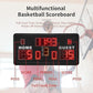YZ Large Electronic Scoreboard with Buzzer, Wall-Mounted Professional Digital Scoreboard with Remote, Basketball Scoreboard with Timer, Digital Score Keeper for Basketball
