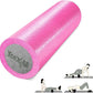 Yes4All High-Density EPP Round Back Roller Foam, Exercise Foam Roller for Yoga, Pilates & Stretching - 12, 18, 24, 36 inch