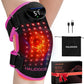 HALIDODO Red Light Therapy & Vibration Massage Knee Brace - Wireless Rechargeable Controller, 660nm&850nm Red Light Therapy Heated Device for Knee/Joint/Elbow/Shoulder Pain Relief, Rose Pink.