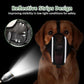 Mayerzon Dog Muzzle, Patented Mesh Muzzle with Panting Room for Large Medium Small Sized Dogs, Soft Mouth Guard to Prevent Biting Eating for Grooming Vet Visit Walking, Reflective and Full Covered