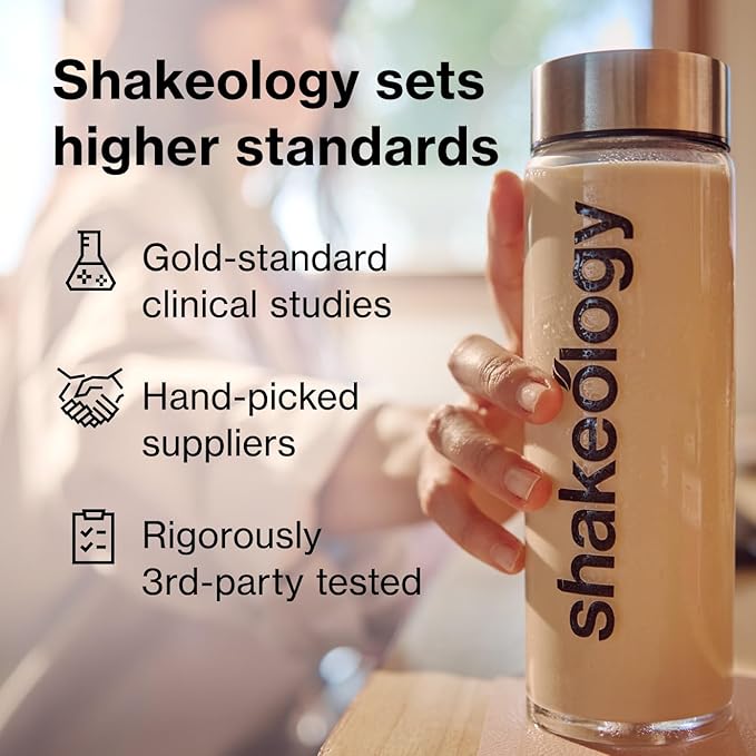 Shakeology 0g Added Sugar Whey Protein Powder Blend, Gluten-Free Shake with Vitamins and Minerals – Helps Support Healthy Weight Loss, Lean Muscle, Gut Health – Chocolate, 30 Servings