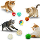 21-Piece Cat Toys Set, Interactive Tunnel, Balls, Mice, Feather Wands, Catnip Toys(Rainbow Cat Tunnel)