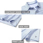 Men's Golf Polo Shirts Short Sleeve Striped Performance Moisture Wicking Dry Fit Golf Shirts for Men