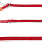 HOWGO 8-in-1 Multifunctional Hands Free Dog Training Leash with Padded Handle, 8.5 FT Nylon Adjustable Length, Lightweight Aviation Aluminum, Crossbody Waist Leash for Puppy Medium Large Dogs (Red)