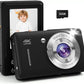 Digital Camera, 44MP FHD 1080P Camera for Kid with 16X Zoom Anti Shake, Compact Small Camera with 32GB SD Card, Digital Camera for Teens for Teens Girls Kids Adults(Black)