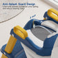 Potty Training Seat, Toddler Toilet Seat for Kids Boys Girls, 2 in 1 Potty Training Toilet for Kids, Splash Guard Anti-Slip Pad Step Stool, Adjust High Potty Chair for Toddler Kid Boys Girls
