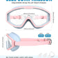 NSSIW Swim Goggles Swimming Kids-Goggles: Anti Fog No Leak with Nose Clip Earplugs for Girls Boys Youth 6-14 3 Pack