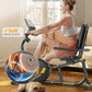 JEEKEE Recumbent Exercise Bike for Seniors,Stationary Bikes for Home, 300LB Capacity & 16 Levels Magnetic Resistance, Heart Rate Handle