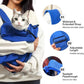 [Cozy Travel] Cat Carrier Pouch, Soft Cat Carrier for Small Cats, Kitten Carrying Bag, Restraint Bag for Nail Trimming, Vet Visits, Giving Meds, Car Travel - Klein Blue Upgrade