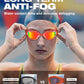 ZIONOR G1 Nava Super Anti-Fog Unisex Swim Goggles Mirror/Bright Smoke Lens