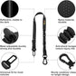 Plutus Pet Dog Seat Belt for Car, Adjustable Dog Car Harness with Carabiner Clip, Reflective Safety Dog Seatbelt Leash with Elastic Bungee, Black