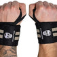 Gymreapers Weightlifting Wrist Wraps (IPF Approved) 18" Professional Quality Wrist Support with Heavy Duty Thumb Loop - Best Wrap for Powerlifting Competition, Strength Training, Bodybuilding