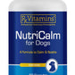 Rx Vitamins NutriCalm - Calming Care for Dogs with Valerian Root, Tryptophan, & Ashwagandha - Aids in Separation Anxiety Relief for Dogs and Stress Relief - Road Trip Essentials & Relaxant - 50ct