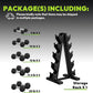 Hex Dumbbell Sets with Rack, 60-550 lb Rubber Encased Exercise & Fitness Dumbbells Set with Rack Option, Hand Weight for Strength Training, Weight Dumbbells