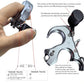 Compound Bow Aid Releaser with Wrist Straps and Adjustment Tool,Archery Release Aids with 3 Thumb Release Adjustable,Aluminum Alloy Aids.for Left and Right Handers.