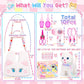 Interactive Cat Toys for Kids with Crossbody Bags, Stuffed Cat Plush with Leash Walking Meow Pretend Play Kitty Robot Pet Toy, Electronic Realistic Cute Stuff for Girls Plushies Toddler Toys