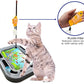 Cat Scratching Toy with Scratcher Board and Fish Aquarium Design, Fun and Exciting Catnip Cat Toy, Floppy Fish Toy with Feathers and Catnip Included