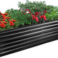 EDOSTORY Metal Raised Bed Garden Bed Kit, 8x4x2ft Tall Galvanized Planter Raised Garden Boxes Outdoor, Large Metal Raised Garden Beds for Flowers, Vegetables, Herbs