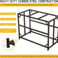 Sturdy Metal Aquarium Stand with Power Outlets, Adjustable Storage Cabinet - 660LBS Capacity, Black - Suitable for 40 Gallon Fish Tank, Turtle Tank, Fish Tank Accessories - Perfect Fish Tank Stand for Organization and Convenience