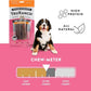 Large Pork Skin Rolls - Chicken-Wrapped Jerky Collagen Rolls - Collagen Chews for Dogs - Real Pork Skin - Rawhide Alternative - Easy to Digest Treat, 1 Bag, 2 Count