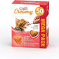 Catit Creamy Lickable Cat Treat, Healthy Cat Treat, Salmon, 50 Pack
