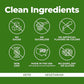Pureboost Superfoods Clean Energy Booster, Energy Drink Mix Powder with 7 Organic Green Superfoods; Spirulina, Kale, Broccoli and Vitamins, Green Apple, Pineapple, Mango (Green Mojo, 30 Count)