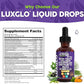 Biotin Liquid Drops Collagen Keratin Hyaluronic Acid Saw Palmetto for Hair Skin and Nails Silica Vitamin A C Vitamin D Bamboo Turmeric Zinc Folate Magnesium Horsetail LuxGlo by Clean Nutra - 2Pack
