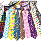 PET SHOW 10pcs Pack Paw Big Dog Ties Neckties for Large Breed Dogs XL Adjustable Holiday Birthday Grooming Accessories Neck Ties Bowties Girl Boy Wedding Costumes Photography Party Gift Favor